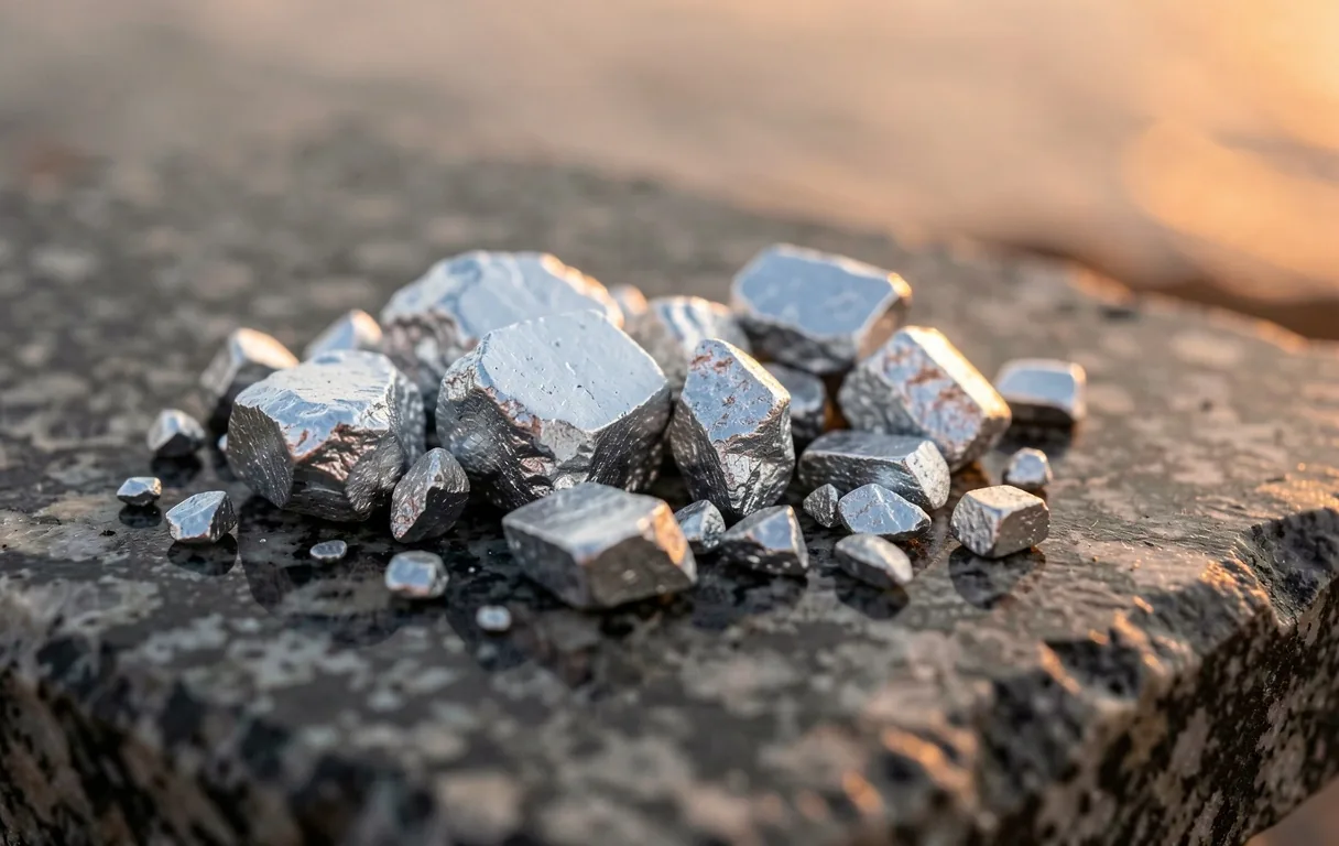Mineral zinc crystal structure